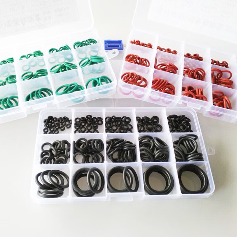 Tanbeiman combination gasket O-ring seal repair box multi-specification gasket set repair kit gasket high-pressure oil pipe mat Dingqing national standard O-ring repair box 15 specifications, a total of 200 pieces