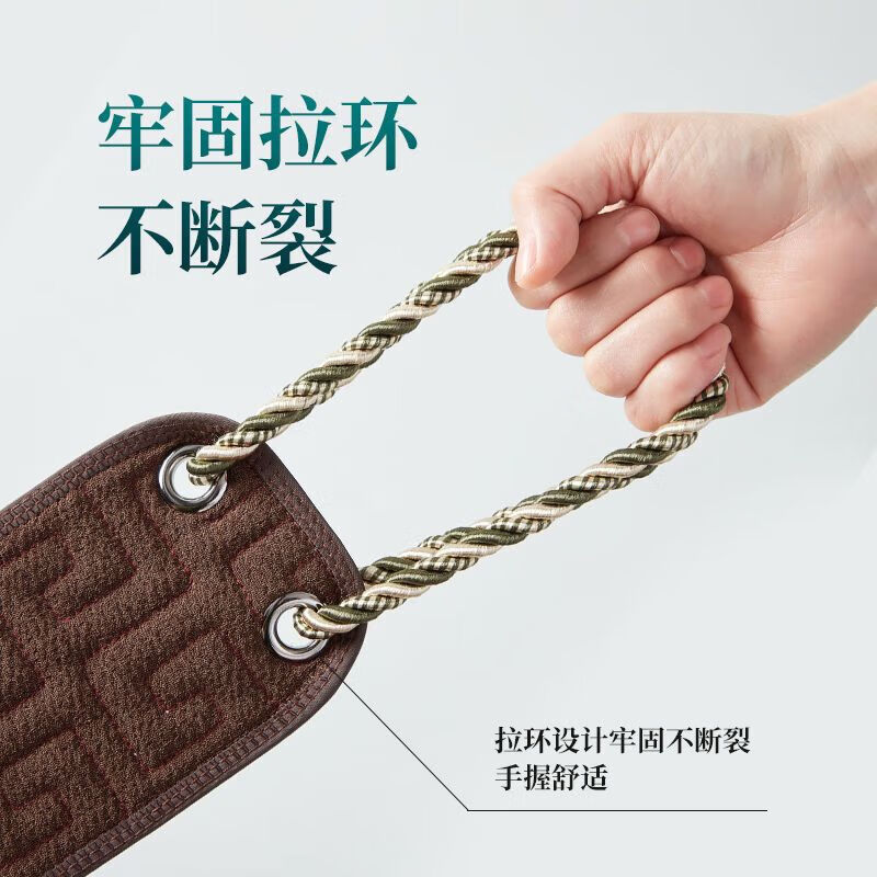 Xunliba bath towel, men's special bath towel, powerful mud rub artifact, household back rub, long strip back shower gloves, thickened - AB noodles back strip, coffee color