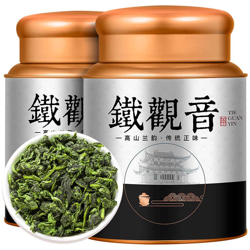 First Banquet Tieguanyin fragrance type 500g oolong tea for yourself to drink Anxi Tieguanyin tea canned for yourself to drink as a gift