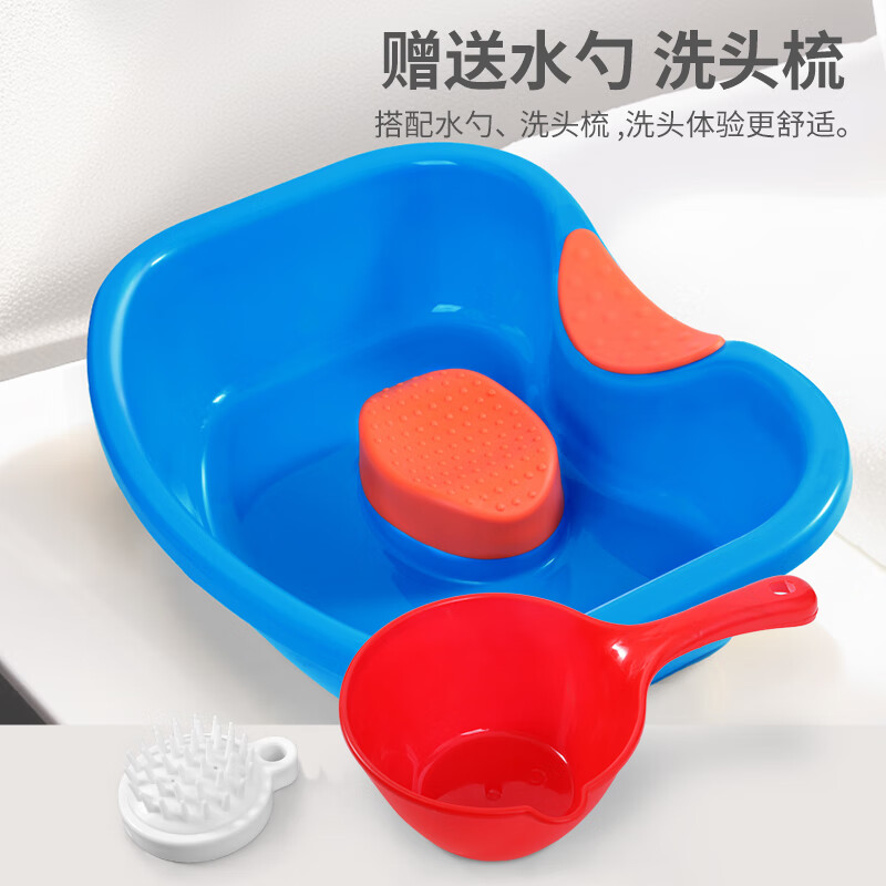 Jike's shampoo basin lies flat on the bed for the elderly patient and does not require bending over to wash hair for children and pregnant women.