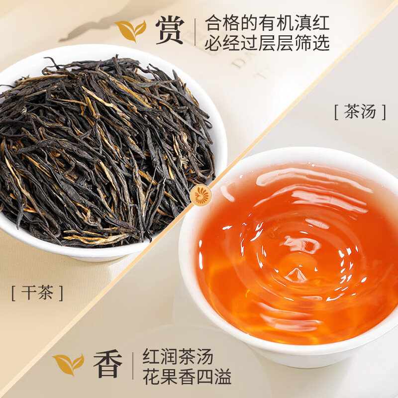 Feng Brand Black Tea Organic Classic 58 Platinum Premium 58 Fengqing Dianhong Special Grade 100g Canned Tea