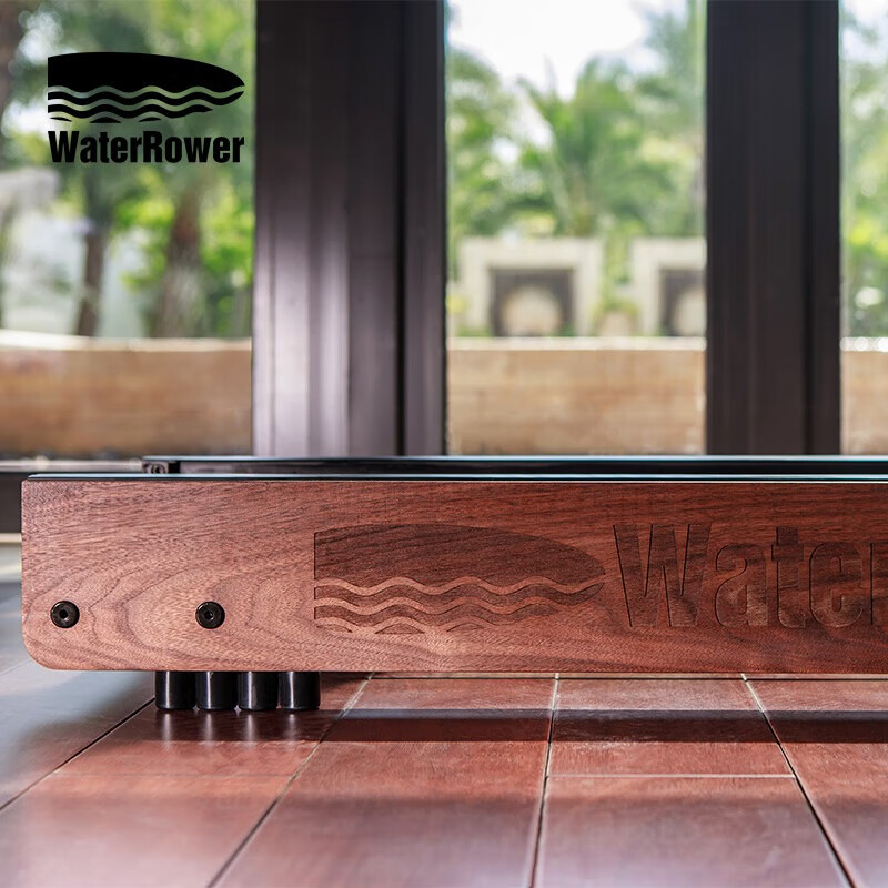 WaterRower original imported rowing machine water resistance rowing machine home aerobic fitness equipment double-track solid wood imported Jingzhi model walnut wood with LOGO Jingzhi model
