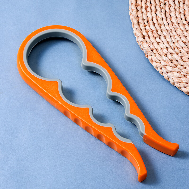 Baijie non-slip cap twister, labor-saving cap opener, kitchen bottle opener, can opener, twist bottle cap four-in-one can opener