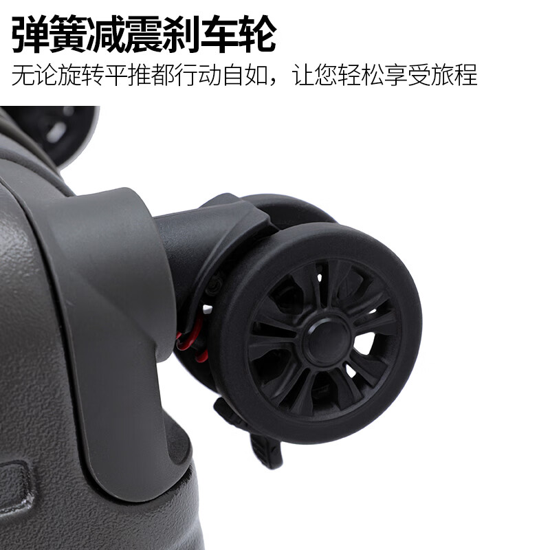 Lee Gaoyan large-capacity thickened suitcase trolley case student boarding case travel password case space-time gray 26 inches