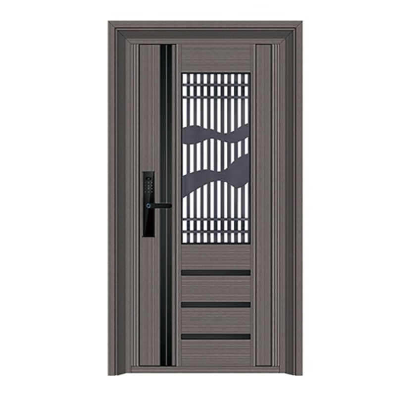 Vinoa Korean door ventilation door 304 stainless steel single door thickened entry residential unit sliding entry door security door style 7 201