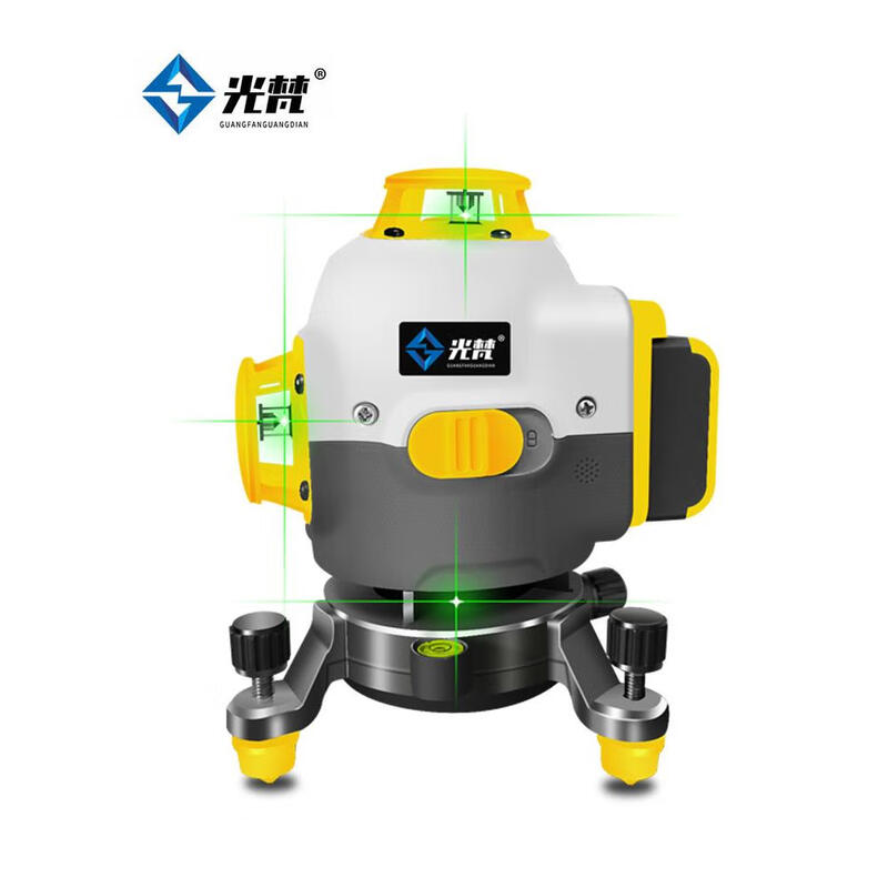 Sailoto 12-line green light wall-mounted outdoor high-precision strong light thin line automatic leveling meter strong light 12-line green light integrated rotating fine-tuning