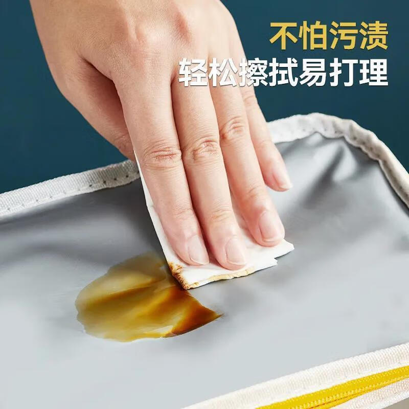 Yuhua Insulated Bag Cooler Bag Aluminum Foil Thickened Lunch Box Bag Large Capacity Meal Bag Outdoor Cold Lunch Bag Handbag (24x15.5x19.5) Extra Medium New Style Handbag (Completely Waterproof)