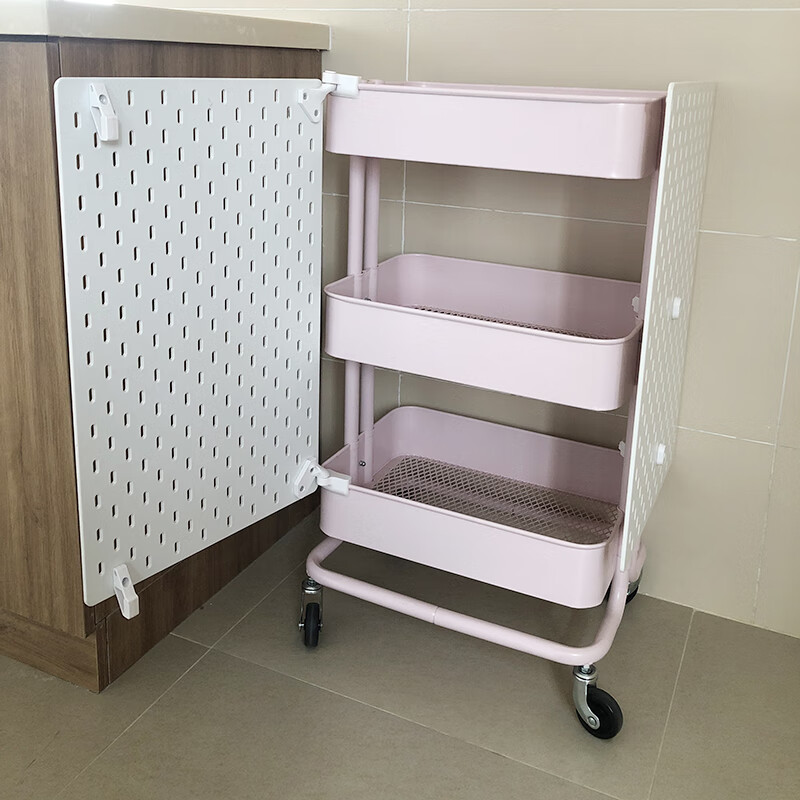 Perforated board installation accessories. Suitable perforated board accessories. Screws, nuts and hanging rods. Universal trolley perforated board. 4 white screws + 4 white nuts.