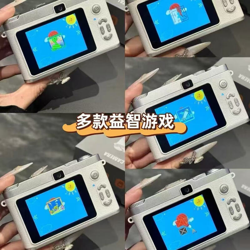 Youheyue Campus Student CCD Digital Camera HD Dual Camera Flip Selfie Transmission Mobile Phone Travel Camera Recorder Z7 White 5000W HD Pixel + Dual Camera 128G Memory (Send Android Huawei Honor Connector)