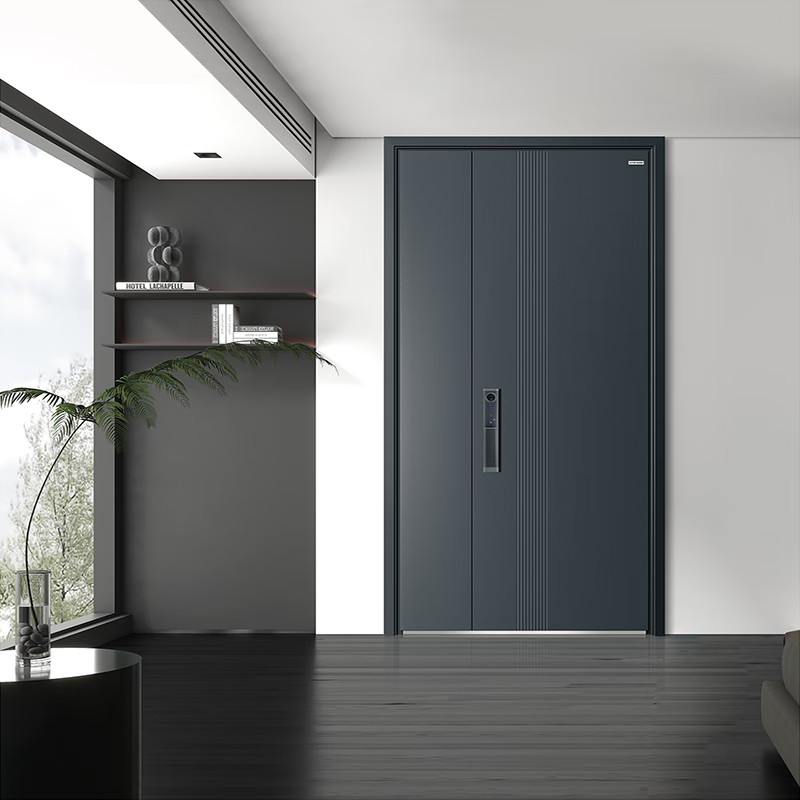 Jinyi Dun Door Industry (A28 Mengya) Class A safety door carved board foam filled entry door supports private ordering A28 Mengya double and double doors