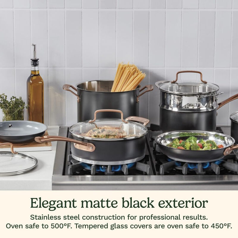 CUISINART Cuisinart 11-piece matte black elegant kitchenware set