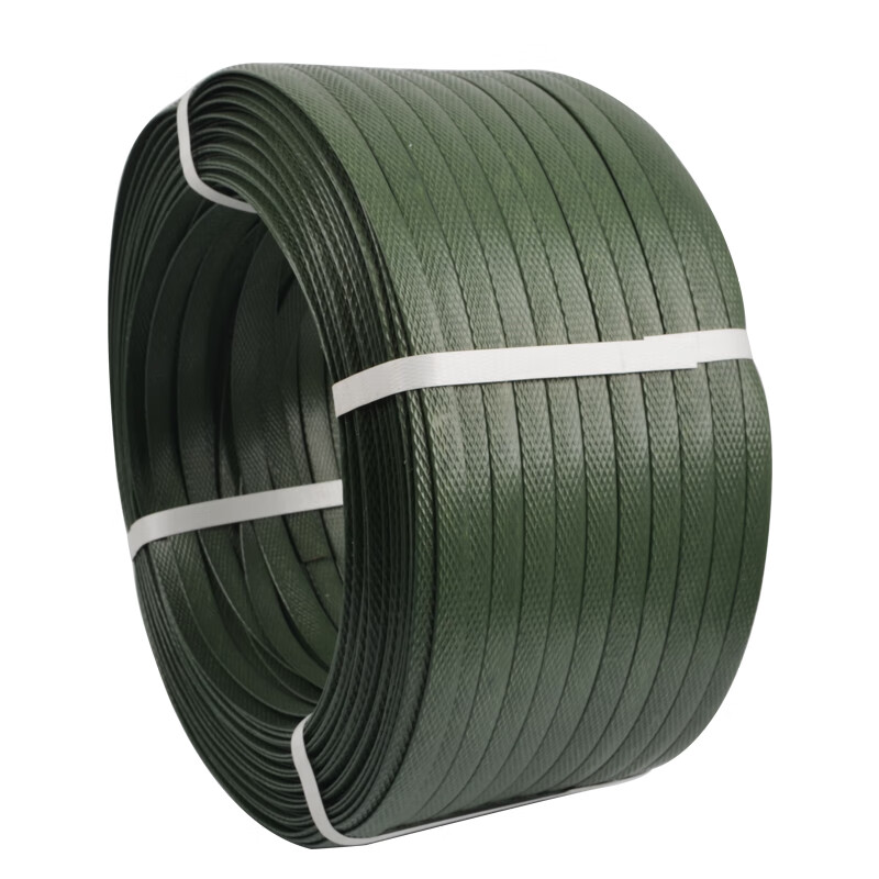 Manual plastic packing tape packaging carton packaging tape PP packing tape manual packing tape one-head packaging white green single plate pulling force 45 kg weight 1 green single