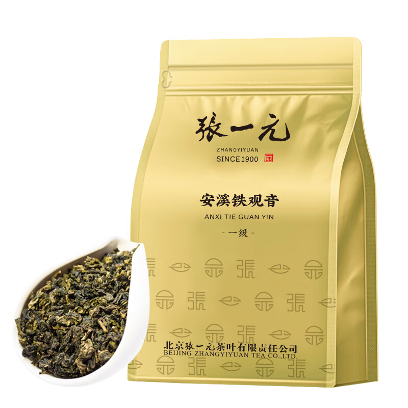 Zhang Yiyuan Oolong Tea Anxi Tieguanyin Strong Fragrance Type 1st Grade 250g Medium Fire Bag Self-Drinking Fujian Tea