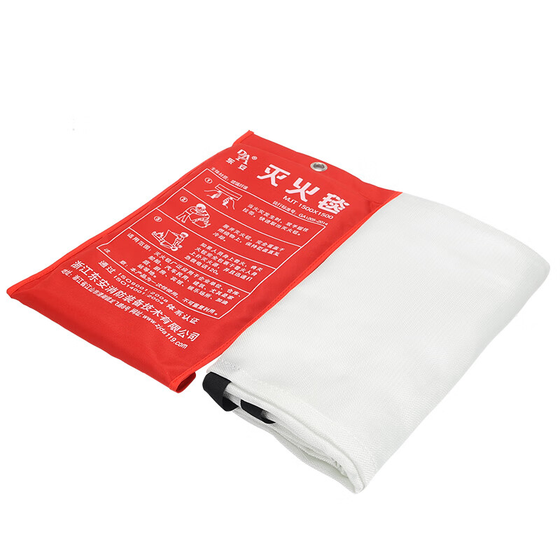 Chujiangjing 1m*1m fiberglass fire-extinguishing blanket, smooth and non-prickly | for home and car use, flame-retardant and efficient, national fire-certified escape blanket