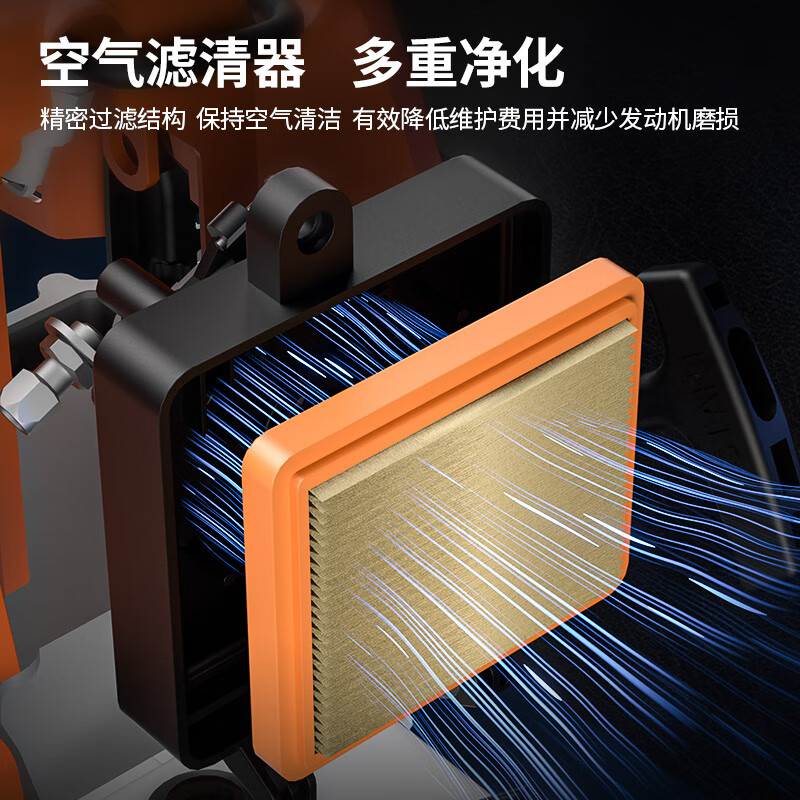 Dongcheng gasoline lawn mower FF03-BG431 four-stroke high-power lawn mower lawn mower backpack lawn mower