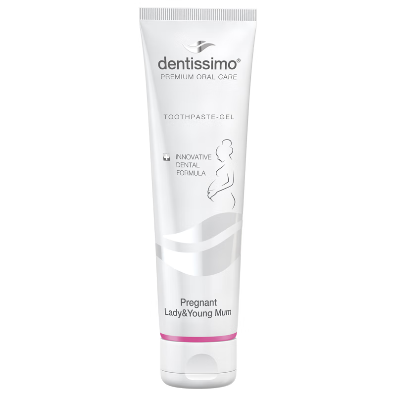 DENTISSIMO Swiss imported toothpaste for pregnant women, specially designed for postpartum women to relieve morning sickness, fluoride-free and safe 75ml
