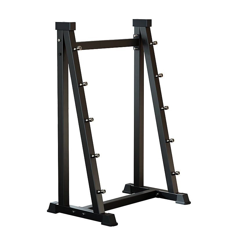 GK fixed barbell curl set barbell rack combination set commercial curved barbell integrated rubber-coated barbell