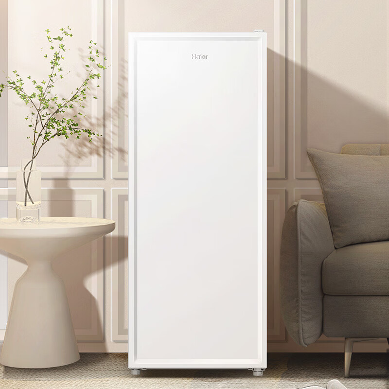 Haier Camellia series 211 liter household vertical freezer breast milk rental drawer type freezer freezer small refrigerator small freezer household BD-211GHW9 national subsidy