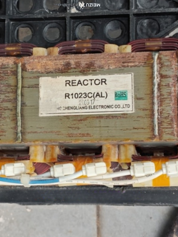 Midea air conditioner five-horse reactor R1023C (AL) three-phase electric Hualing cabinet machine five-horse reactor Xiaomi cabinet machine Midea original brand new R1023 three-phase quality