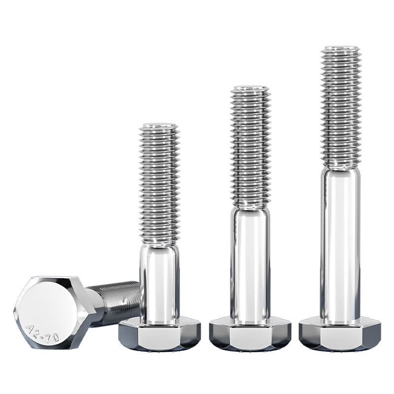 Tianzhuo Hardware thick rod half thread bolt 304 stainless steel external hexagonal screw half thread extended half buckle screw M6M8-M24mm M16*90 thread length 38