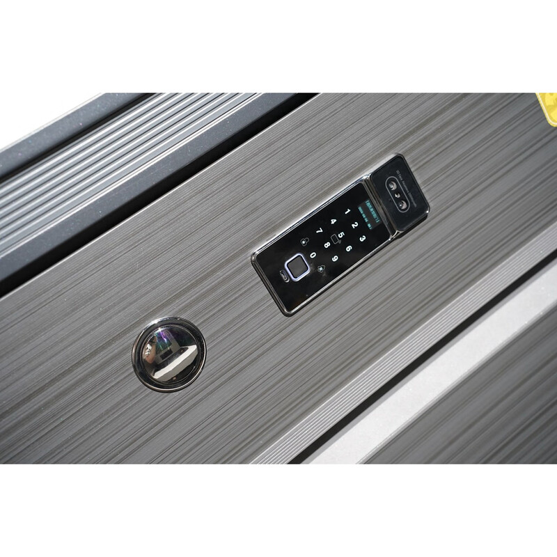 Xinkaiman T-shaped aluminum edged Kaisen 960*2050 anti-theft door safety door bulletproof door