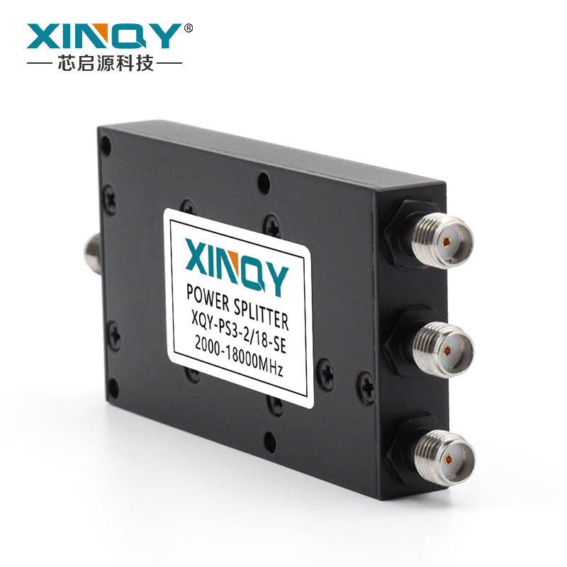 XINQY Xinqiyuan SMA microstrip power splitter one-to-three 2-18G 2000-18000MHz 8G RF power splitter PS3-2/18-SE
