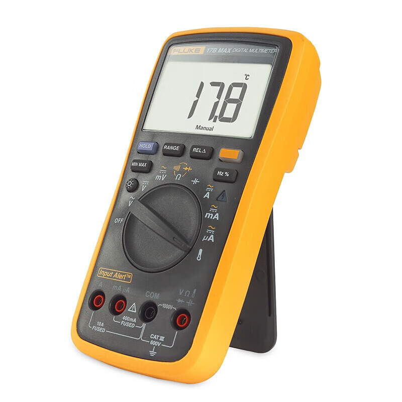 FLUKE digital multimeter high-precision handheld multimeter automatic range multimeter 17B MAX 01 with i400E can measure AC 400A
