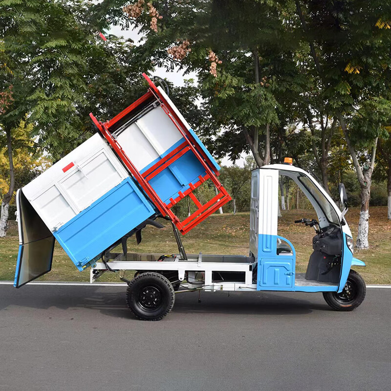 Sanitation electric garbage truck new energy electric three-wheel hanging bucket garbage truck three-party garbage removal truck electric four-wheel hanging bucket garbage transfer truck self-loading and unloading community property garbage truck electric three-wheel hanging bucket garbage truck reservation deposit electric three-wheel hanging bucket garbage truck
