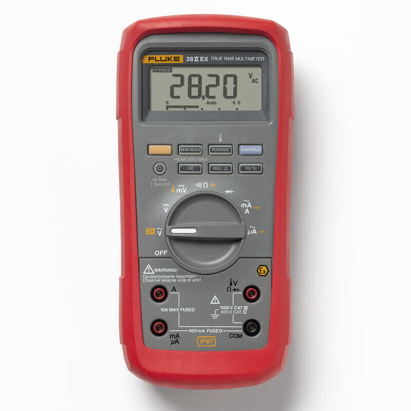Fluke 28-II Electrician's waterproof, dustproof and drop-proof rugged digital multimeter Fluke 28 II EX (explosion-proof)