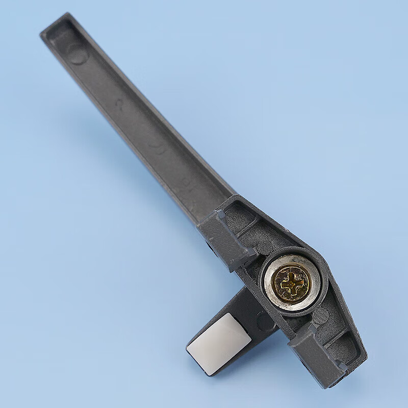 Bingyu window handle 38 type zinc alloy single point casement window handle outward opening window 7-word window lock dark gray left handle BH-630