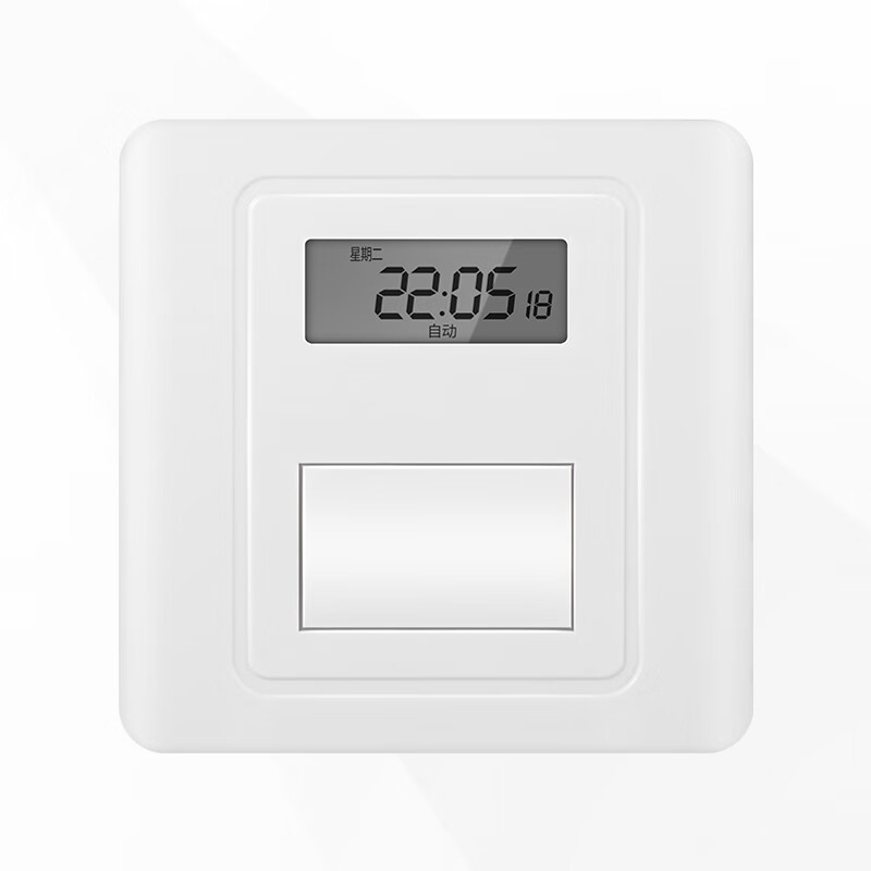 Duogao ineless 86 type panel time control switch 220V power timer light billboard automatic intelligent one way single live wire