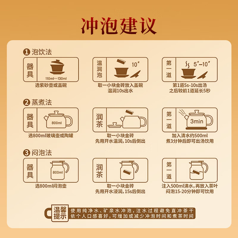 Mengchanghao Tea Yunnan Pu'er Ripe Tea 2014 Tea Ingredients Xiaojinzhuan Ripe Tea Simple Box 216g Old Tea