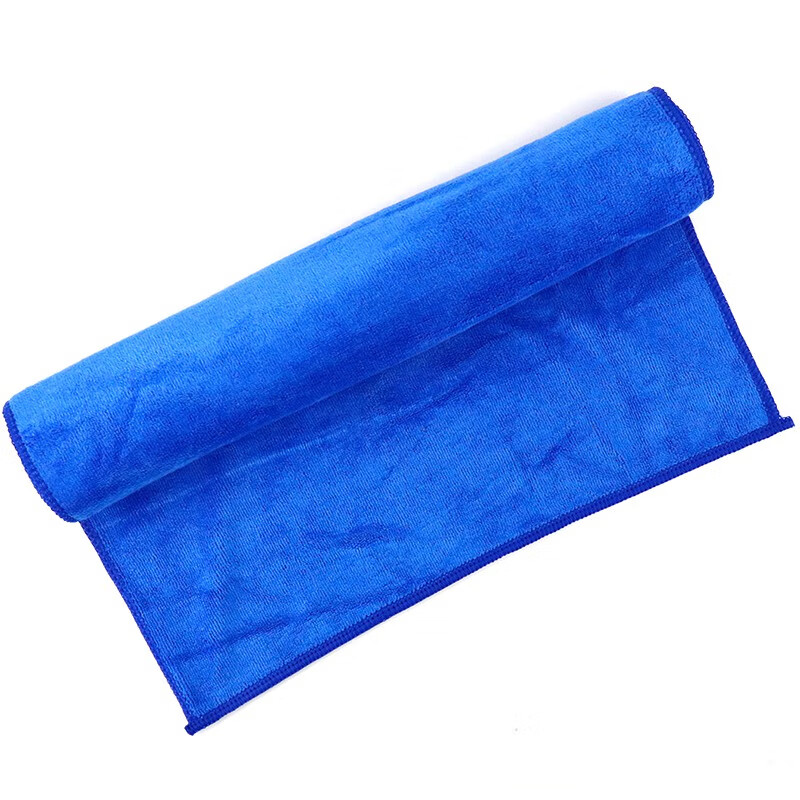 Jinshiluo multi-purpose cleaning rag 35*75 blue 5 pieces glass cleaning hotel sanitary kitchen floor car wash towel KT-196