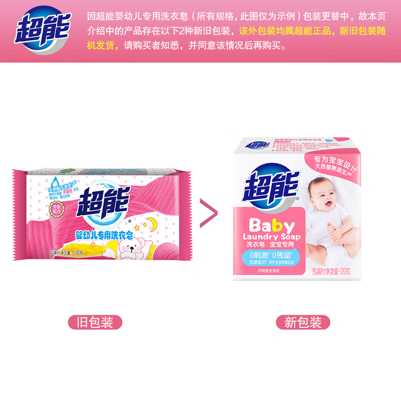 Super Laundry Soap for Infants and Toddlers, Fragrance 120g (Specially formulated for babies), safe, no additives, removes milk stains