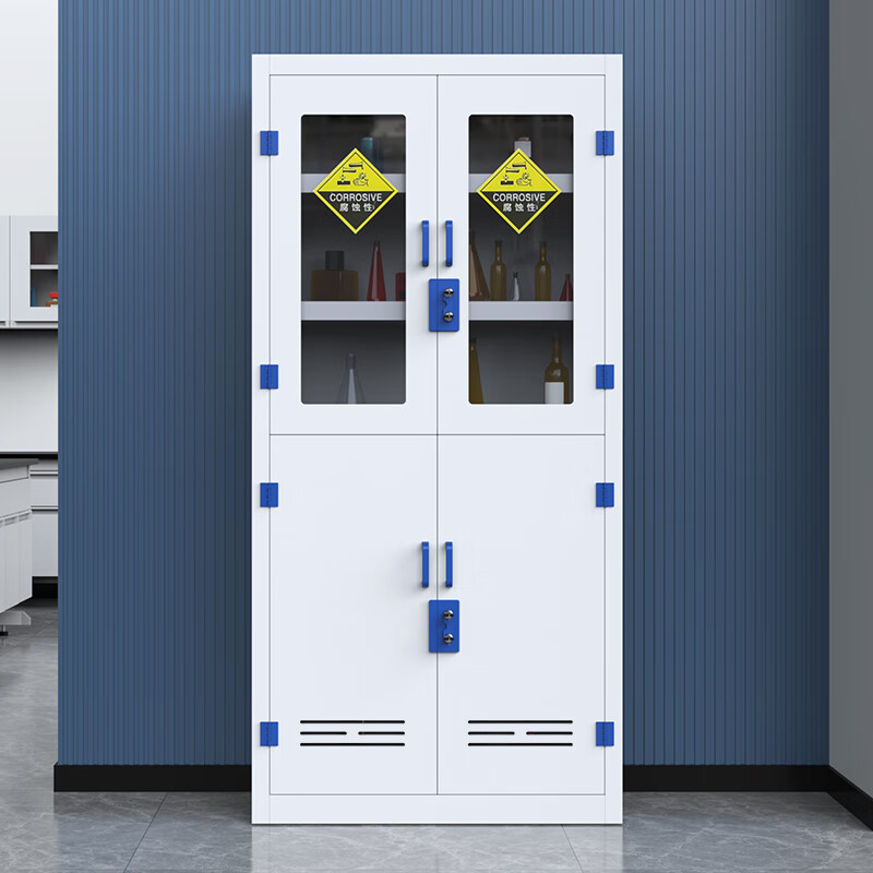 Longzhitai anti-corrosion cabinet pp acid-base cabinet chemical cabinet strong acid-base cabinet laboratory reagent cabinet PP medicine cabinet