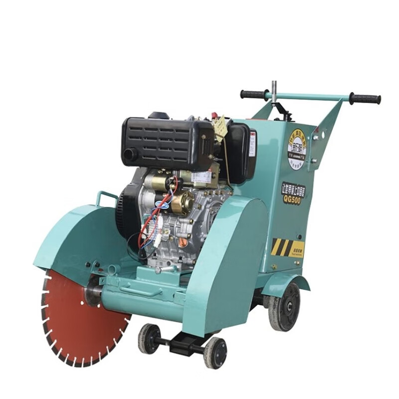 Yunqige Customized Automatic Road Cutting Machine Crawler Type Concrete Cement Road Diesel Large Water-cooled Electric Seam Cutting and Grooving Machine Gasoline Engine Classic Handa Power Free 1 Saw Blade U52