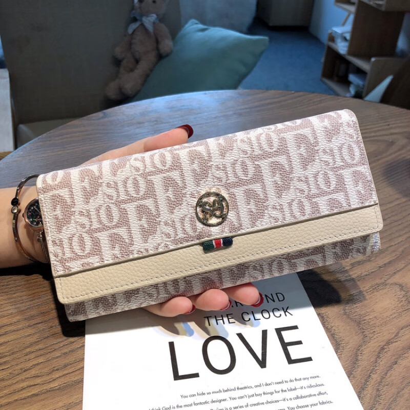 CALCULAT&KEEN long wallet women's 2025 new multi-card slot card holder wallet large capacity mobile phone wallet clutch green