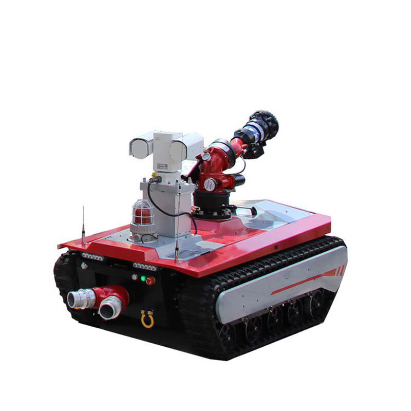 Fire extinguishing reconnaissance robot crawler remote control fire extinguishing car fire rescue robot Defaut