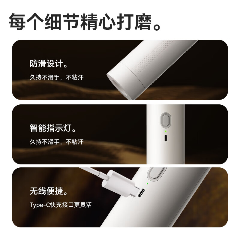 HELLOLEIBOO Car Vacuum Cleaner High Suction Handheld Home Wireless Suction High Power Car Desktop Multi-Function