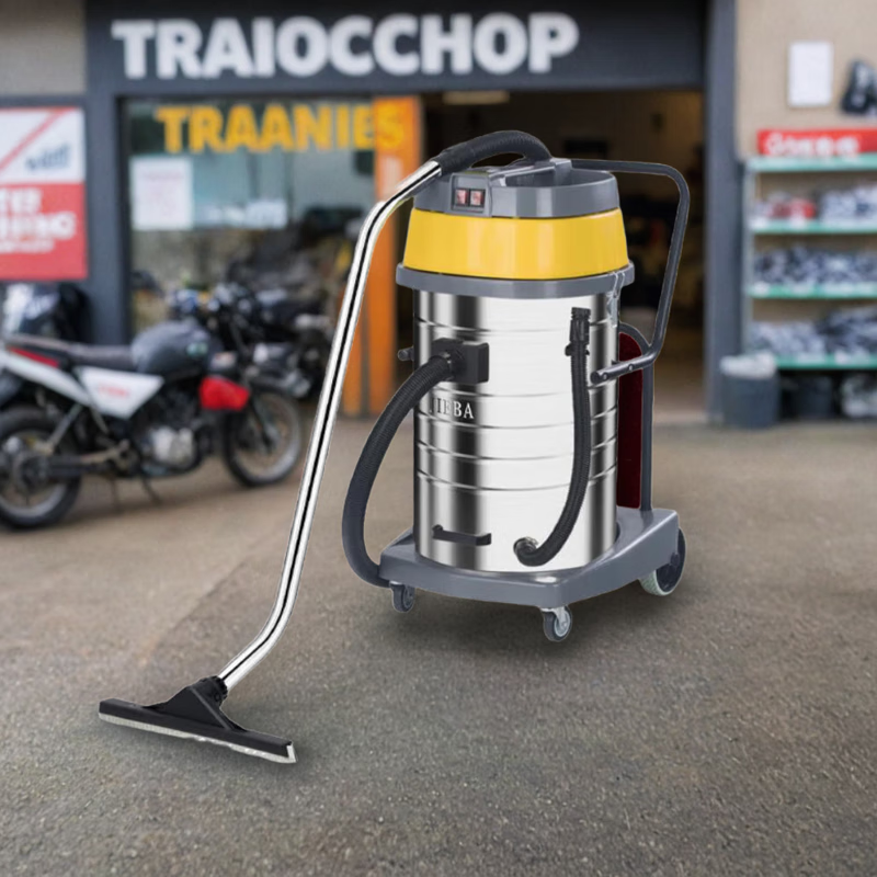 Jieba vacuum cleaner 2000W high power commercial carpet hotel powerful vacuum water suction machine household industrial high suction decoration beauty sewing car land reclamation 70L car commercial version 2.5 meters thick hose