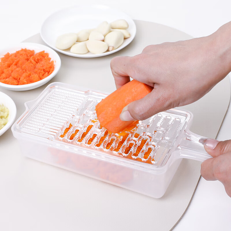 KOKUBO Japan imported mud grinder, vegetable grinder, fruit grinder, children's food supplement grinder, ginger and garlic grinder, transparent color 1 piece