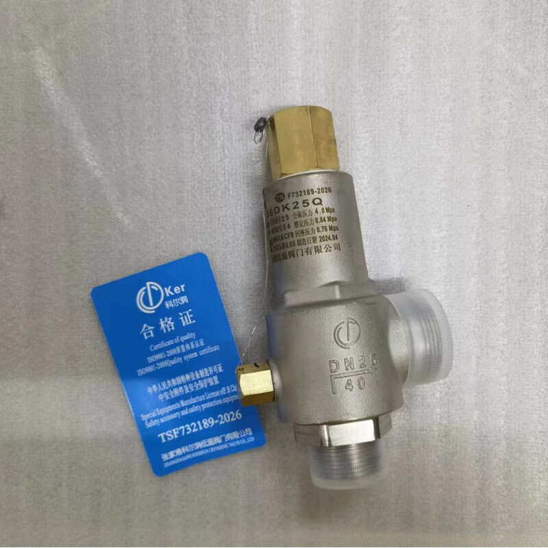 Run low temperature safety valve DA22F/Y-40P pipeline storage tank tank truck discharge pressure relief valve DA22F-40P DN40