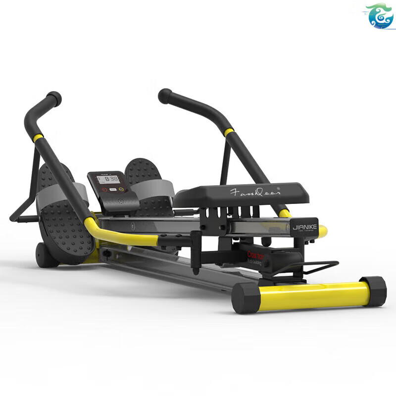 Luo Zhuodou rowing machine household foldable silent indoor water resistance hydraulic rowing machine suspended rowing machine fitness equipment Modena Modena yellow