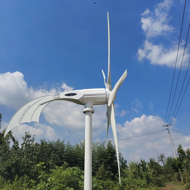 Vinoa's new 1kw wind turbine household wind and solar complementary wind turbine type wind turbine 300 watt 5 blades with controller
