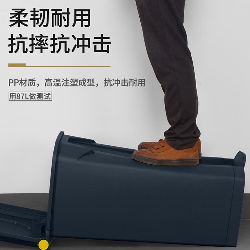 Large trash can, large commercial foot pedal classification, covered foot type living kitchen outdoor extra large capacity box K bucket 100L ash lid ash bucket