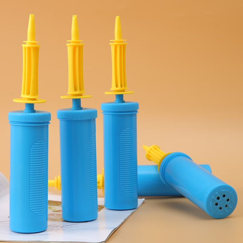 Shicai Balloon Pump Hand Push Air Pump Inflatable Birthday Wedding Blowing Long Balloon Tool Artifact Strong and Durable