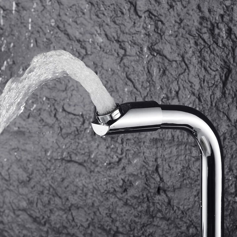 Shantou Lincun all-copper basin faucet bathroom with shower shower basin washbasin hot and cold faucet double hole alloy rotating dual-use faucet