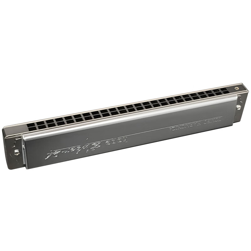 TOMBO Japan imported new 24-hole polyphonic harmonica 6624S PRO adult professional performance grade upgraded electroplated seat plate 24-hole #A key (B flat)