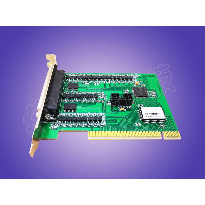 PCI switch control card PCI bus IO board photoelectric isolation 16-channel input and 16-channel output signal card