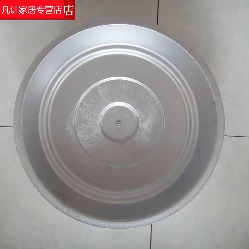 Baichunbao aluminum pot lid old-fashioned household round aluminum thickening and heightening wok steamer pancake pot lid rural large 1 inch silver outer diameter 42 miles